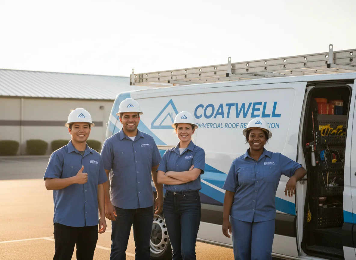 Commercial roof coating company in Dolphin, VA